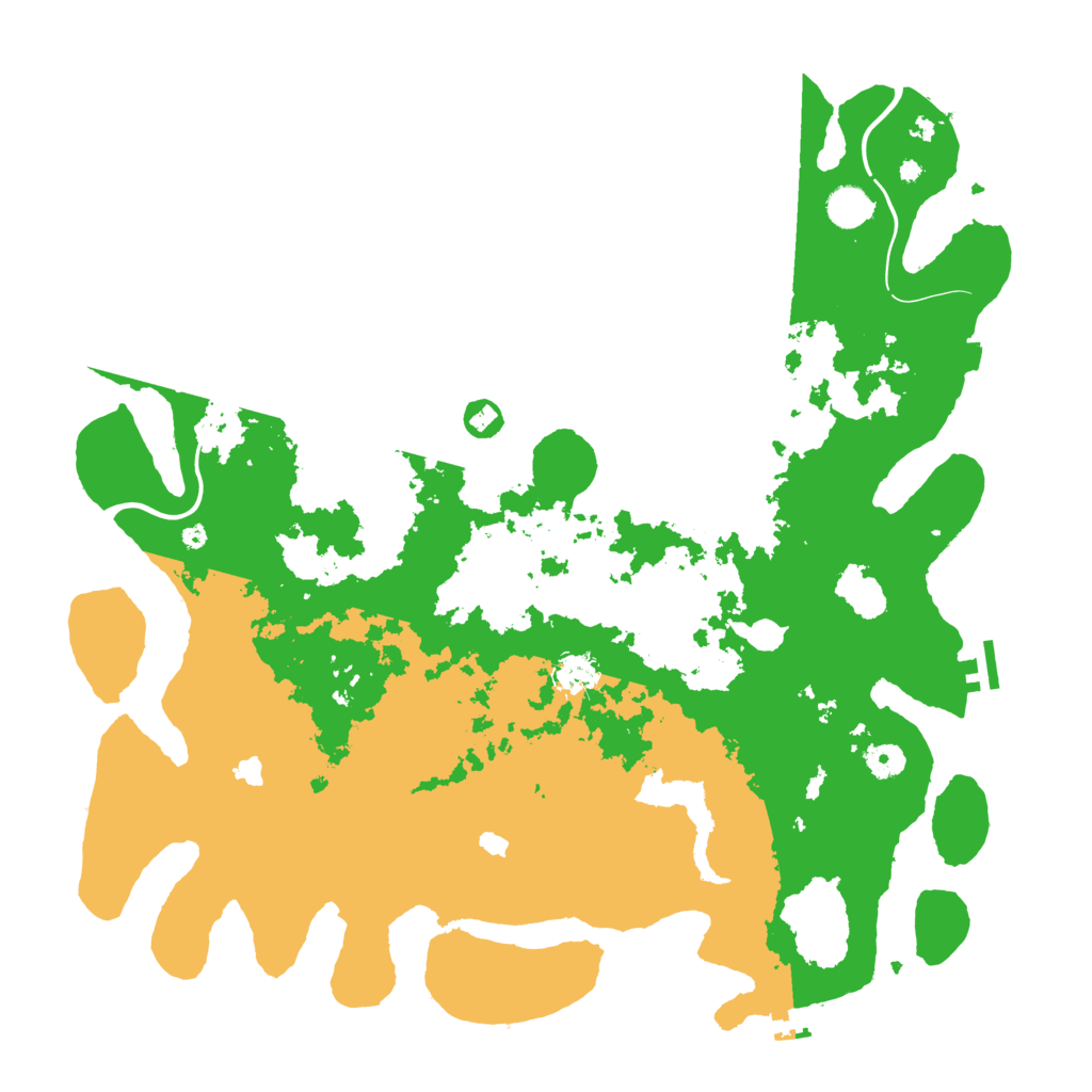 Biome Rust Map: Procedural Map, Size: 4500, Seed: 2044052696