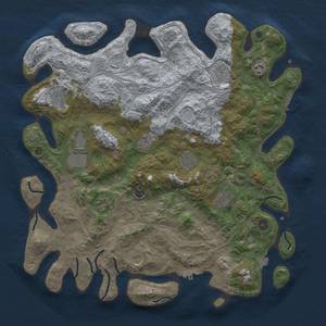 Thumbnail Rust Map: Procedural Map, Size: 4500, Seed: 2044052696, 19 Monuments