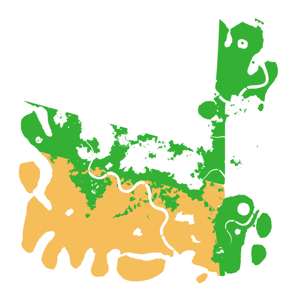 Biome Rust Map: Procedural Map, Size: 4500, Seed: 2044052696
