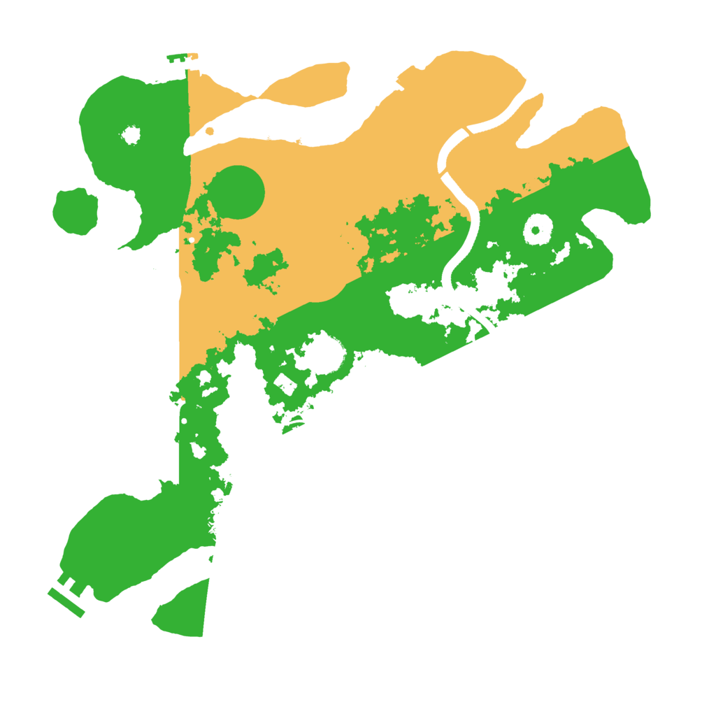 Biome Rust Map: Procedural Map, Size: 3500, Seed: 1851751720