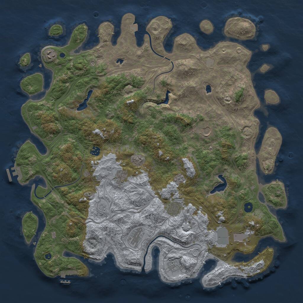 Rust Map: Procedural Map, Size: 4750, Seed: 587572536, 15 Monuments