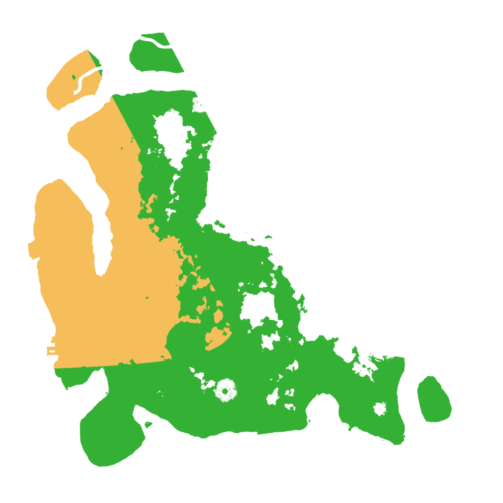 Biome Rust Map: Procedural Map, Size: 3500, Seed: 39741266