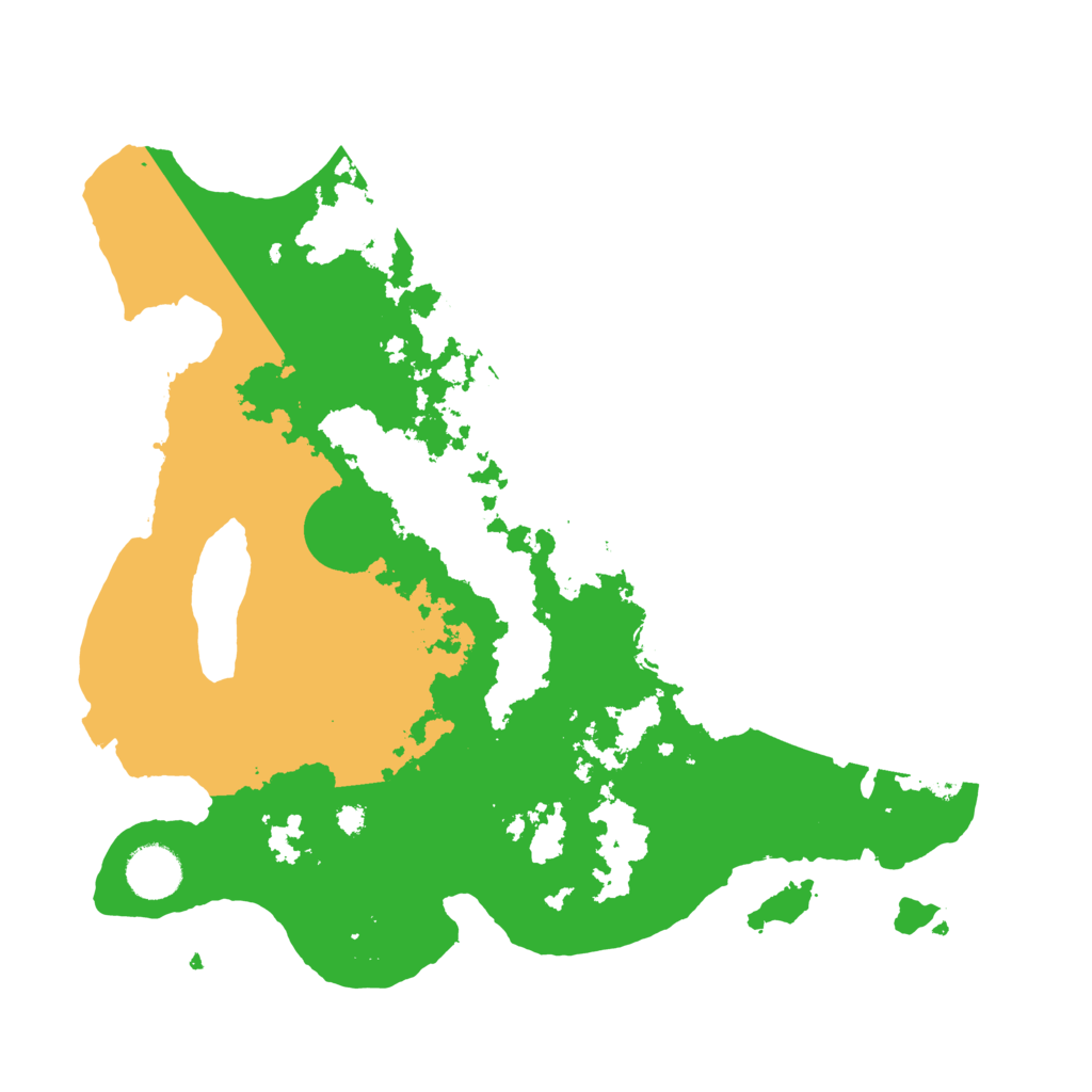 Biome Rust Map: Procedural Map, Size: 3500, Seed: 875978842