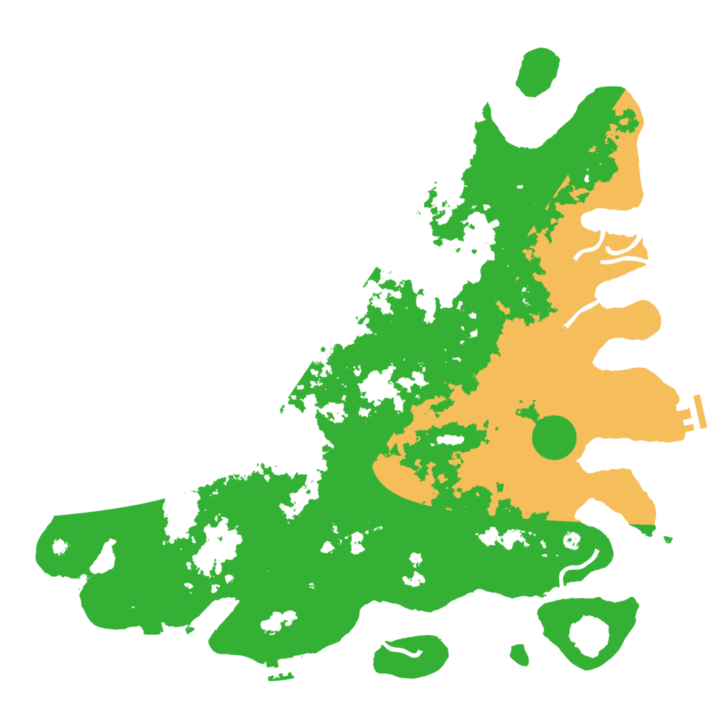 Biome Rust Map: Procedural Map, Size: 4250, Seed: 892704561