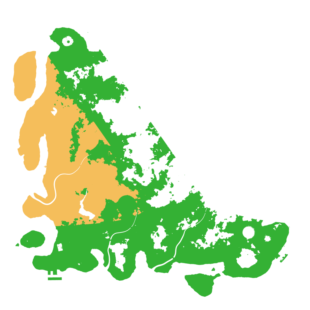 Biome Rust Map: Procedural Map, Size: 4500, Seed: 132315762