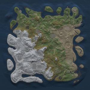 Thumbnail Rust Map: Procedural Map, Size: 4250, Seed: 502362894, 18 Monuments