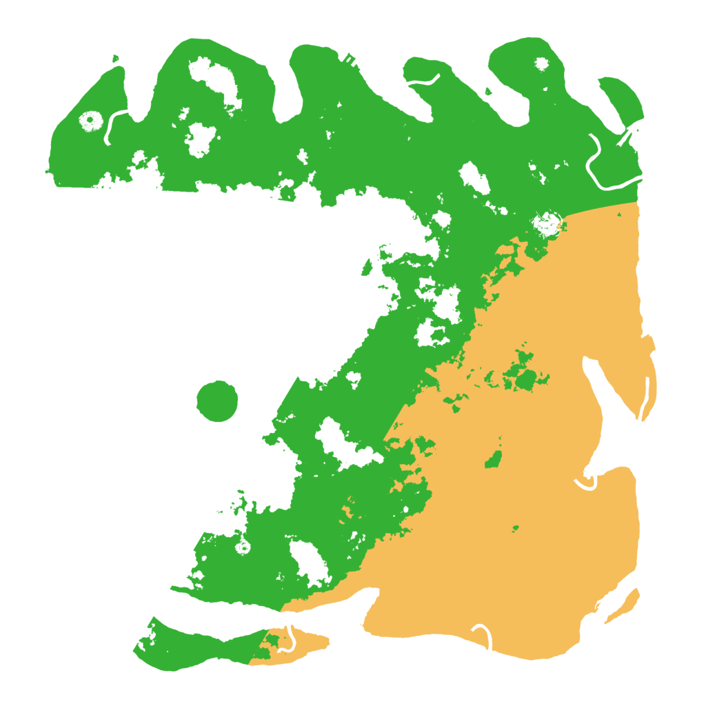 Biome Rust Map: Procedural Map, Size: 4800, Seed: 70014084