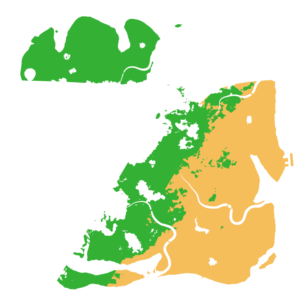 Biome Rust Map: Procedural Map, Size: 4800, Seed: 70014084