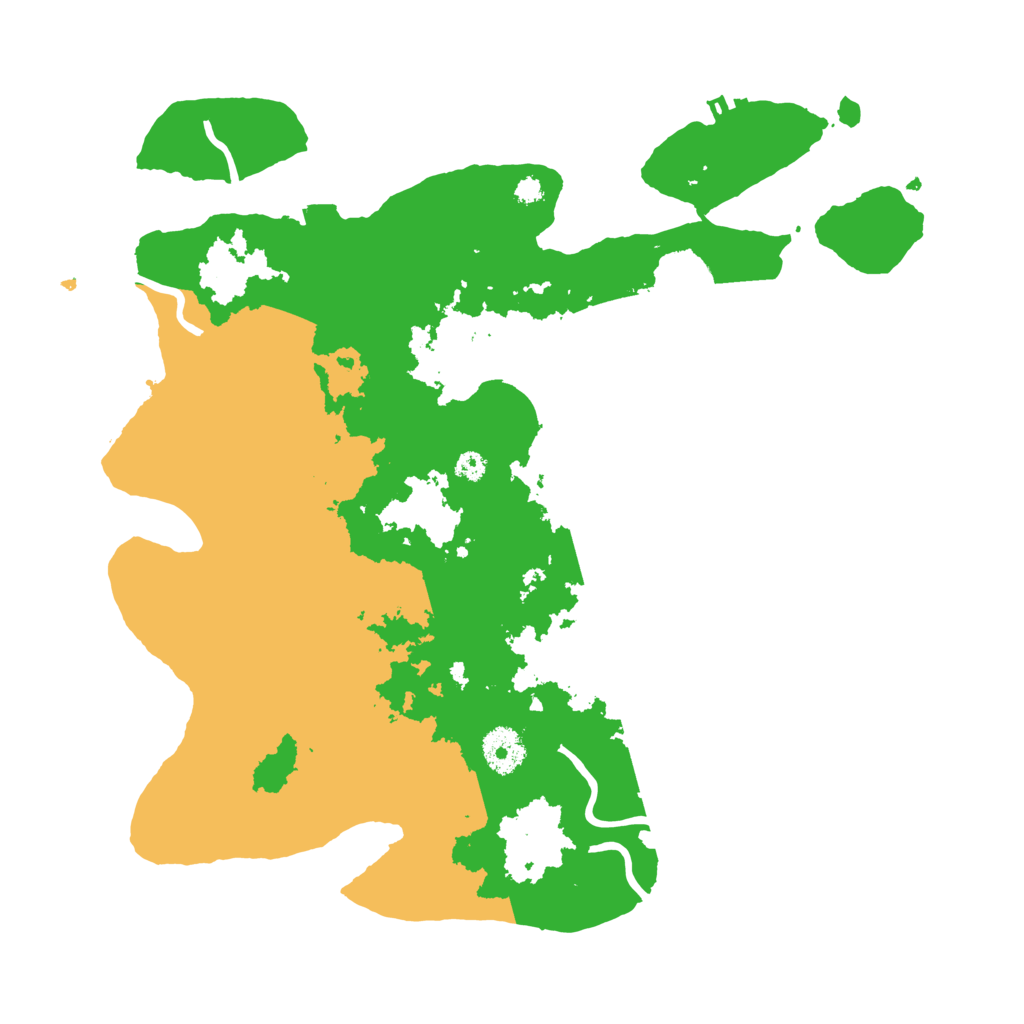 Biome Rust Map: Procedural Map, Size: 3500, Seed: 5949707