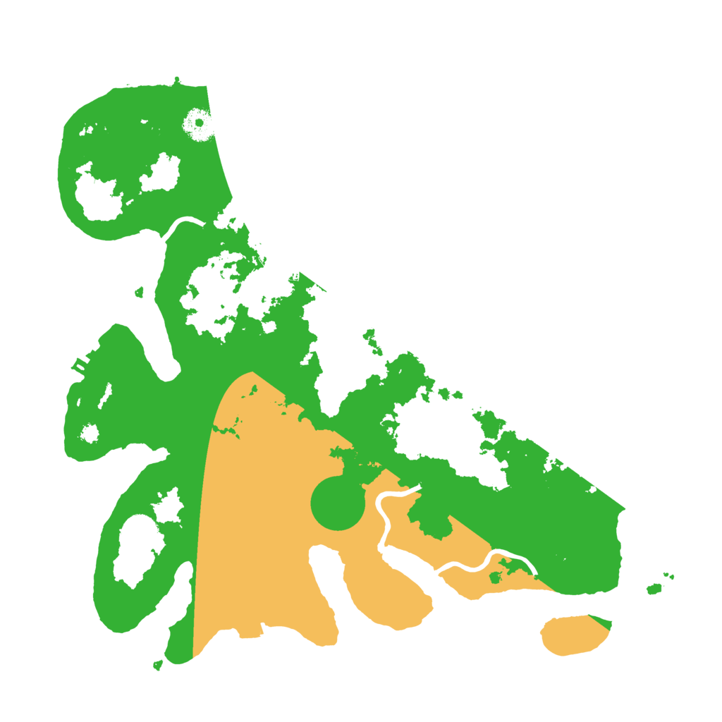 Biome Rust Map: Procedural Map, Size: 3500, Seed: 1170606393