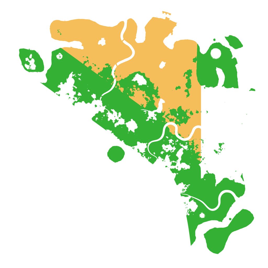Biome Rust Map: Procedural Map, Size: 4500, Seed: 2042668498