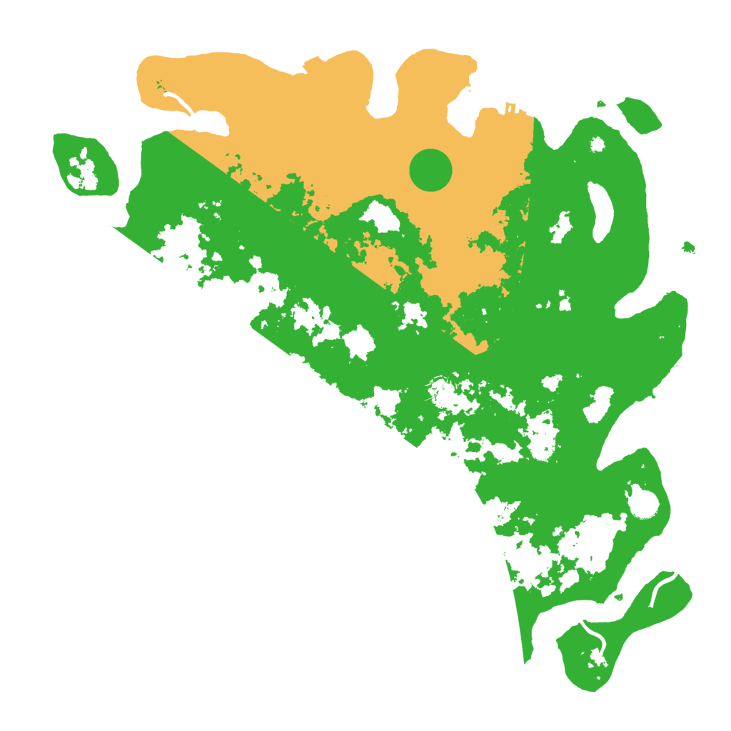 Biome Rust Map: Procedural Map, Size: 4500, Seed: 2042668498