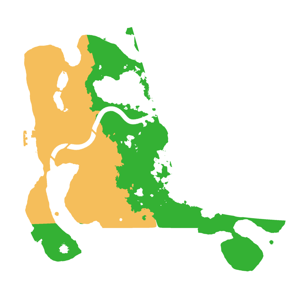 Biome Rust Map: Procedural Map, Size: 3000, Seed: 13474