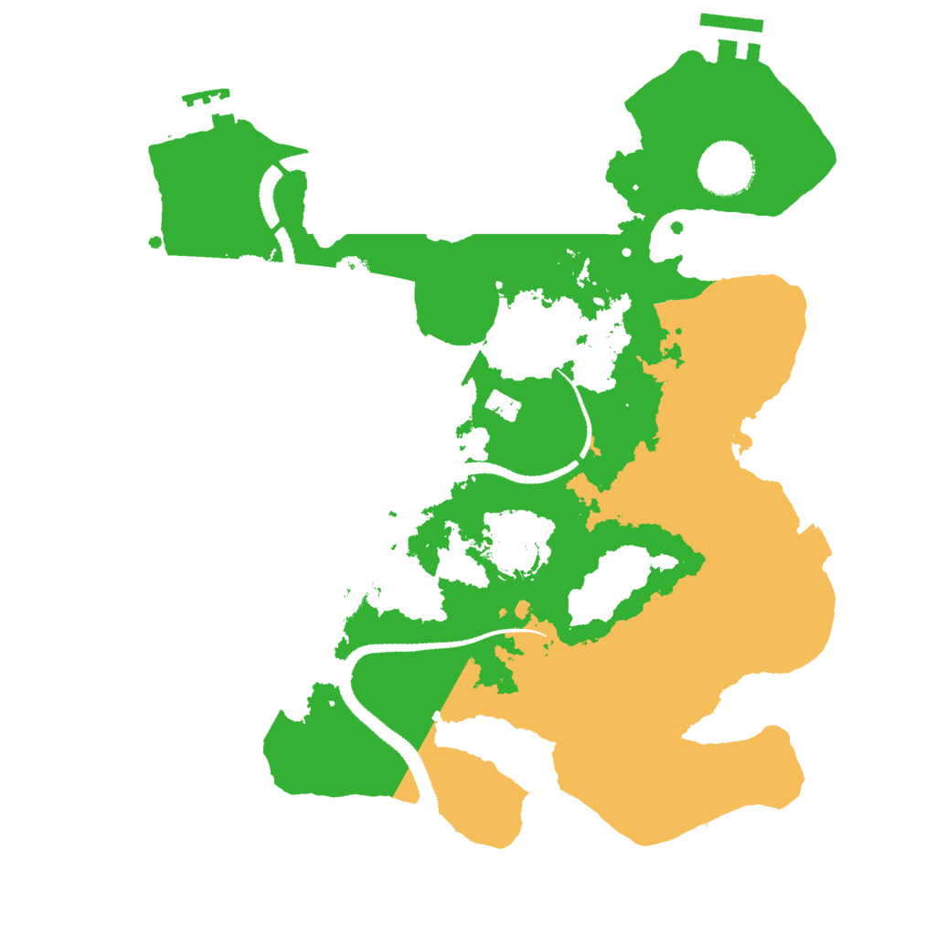 Biome Rust Map: Procedural Map, Size: 3000, Seed: 1648192017
