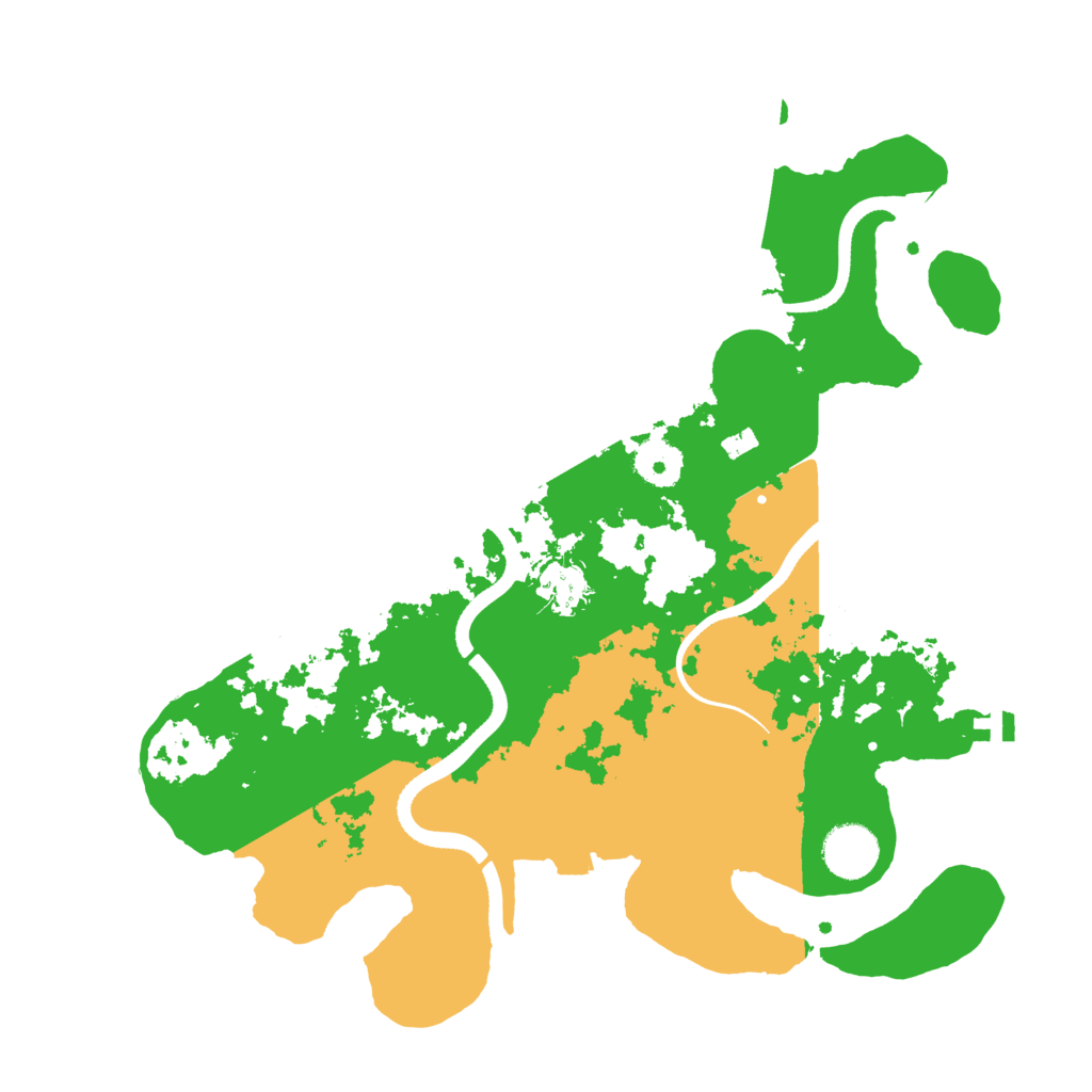 Biome Rust Map: Procedural Map, Size: 3500, Seed: 1008072385