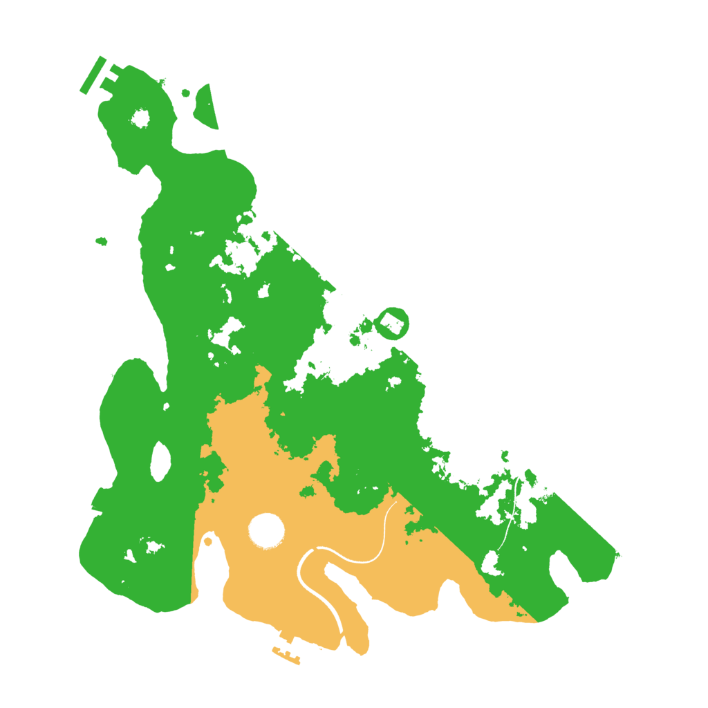 Biome Rust Map: Procedural Map, Size: 3500, Seed: 2061039723