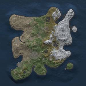 Thumbnail Rust Map: Procedural Map, Size: 2500, Seed: 806273385, 8 Monuments