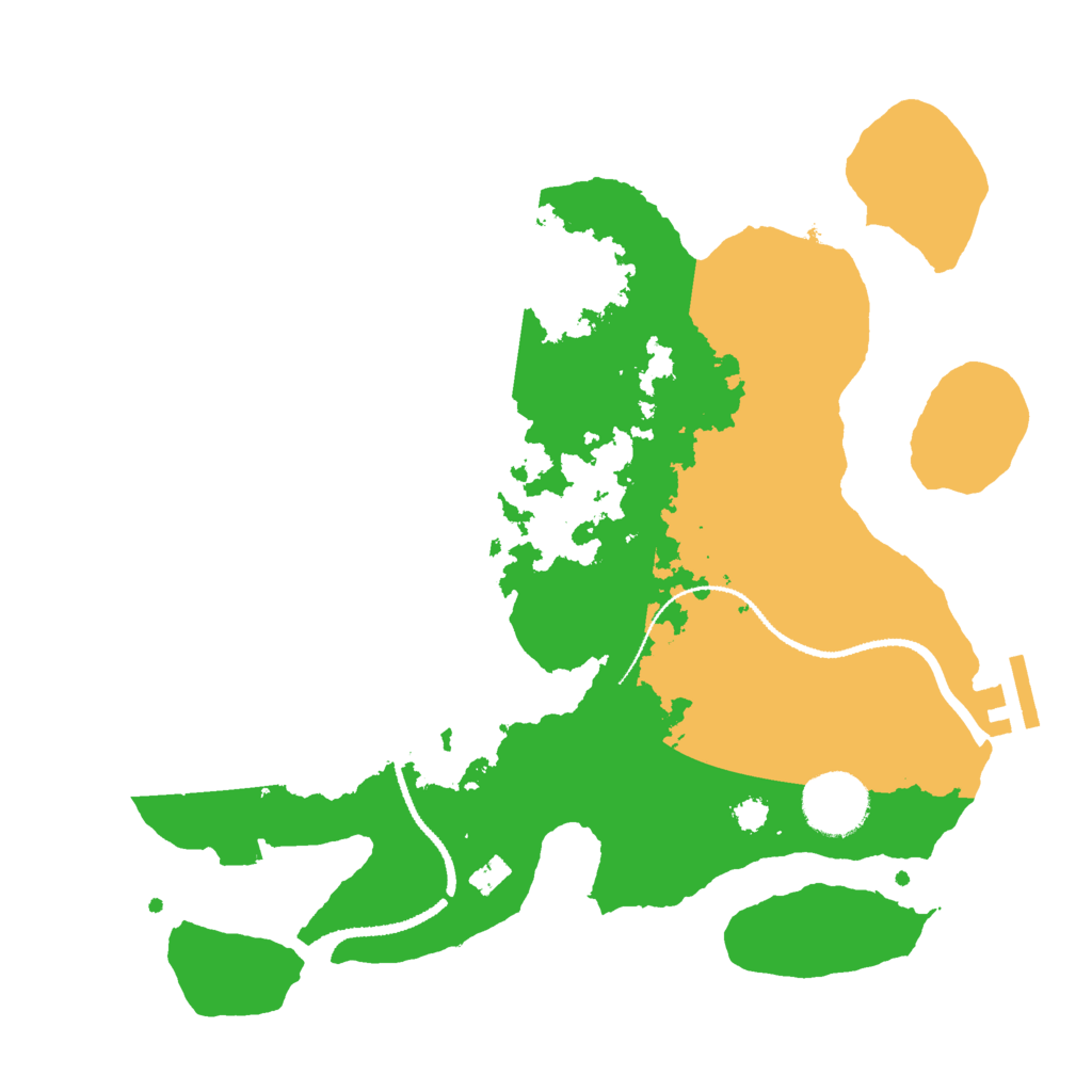 Biome Rust Map: Procedural Map, Size: 3000, Seed: 281759