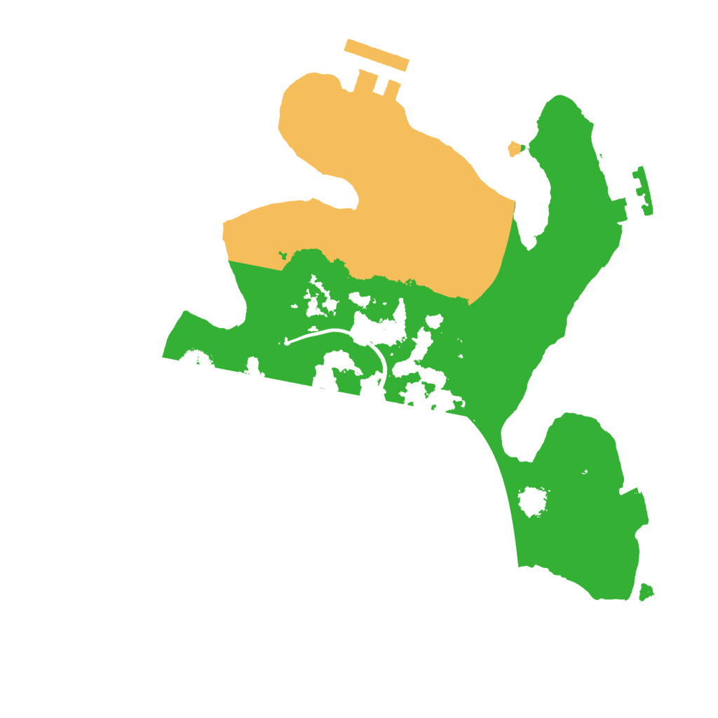 Biome Rust Map: Procedural Map, Size: 2225, Seed: 6738