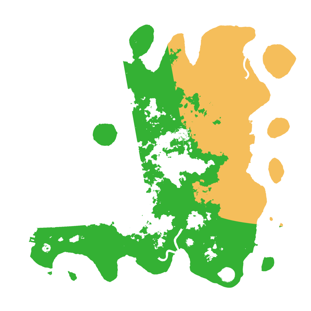 Biome Rust Map: Procedural Map, Size: 3750, Seed: 12123123