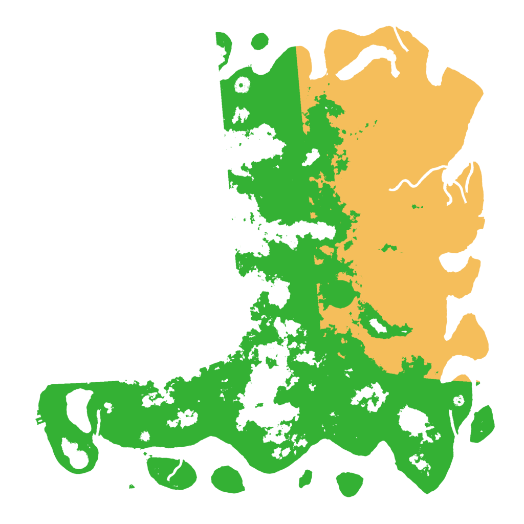 Biome Rust Map: Procedural Map, Size: 5000, Seed: 4538105