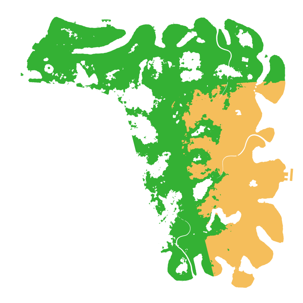 Biome Rust Map: Procedural Map, Size: 5000, Seed: 1410660864