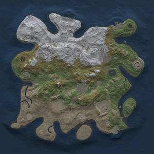 Thumbnail Rust Map: Procedural Map, Size: 3250, Seed: 1388418051, 15 Monuments