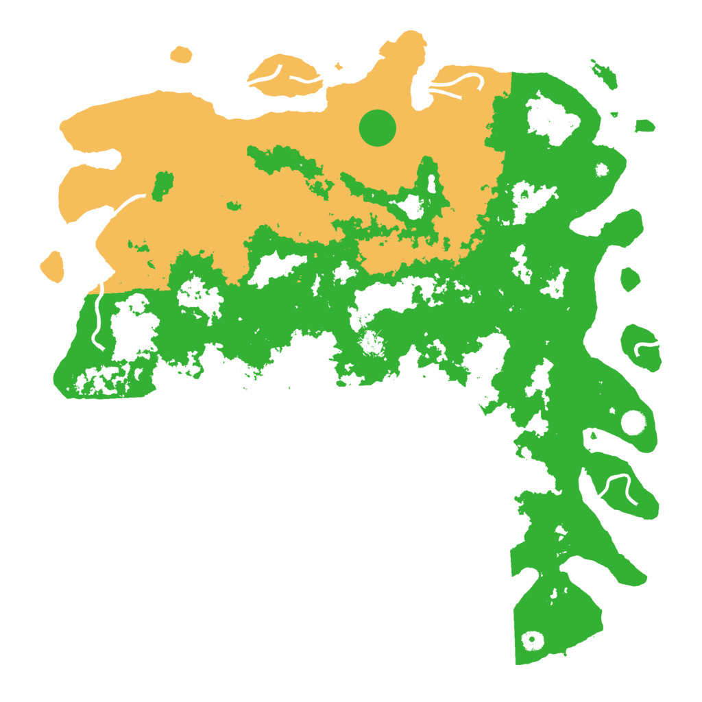 Biome Rust Map: Procedural Map, Size: 5000, Seed: 13532420