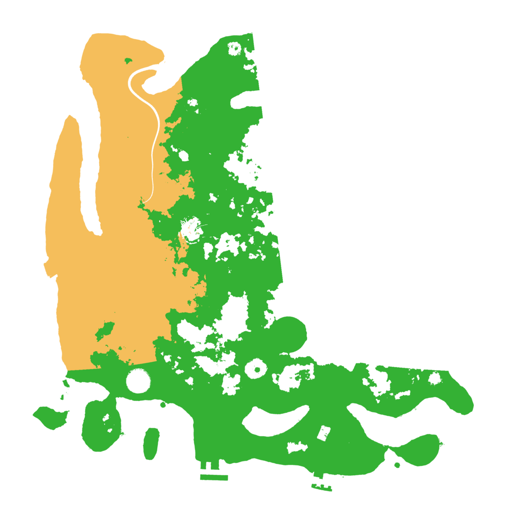 Biome Rust Map: Procedural Map, Size: 3700, Seed: 934162277