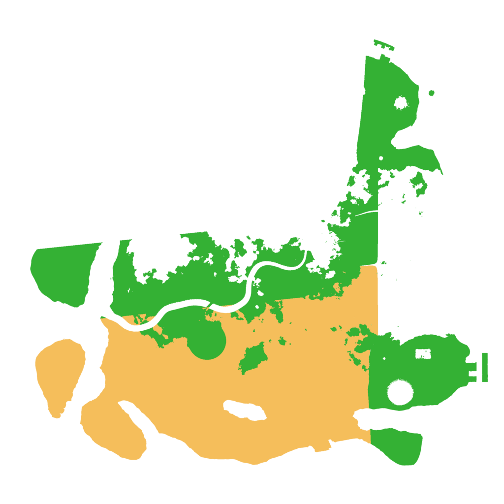 Biome Rust Map: Procedural Map, Size: 3500, Seed: 1179925931