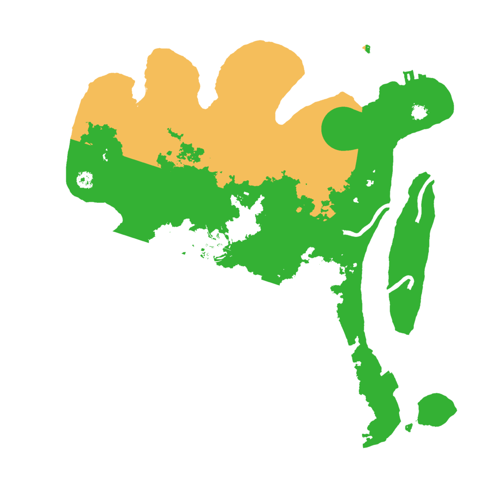 Biome Rust Map: Procedural Map, Size: 3000, Seed: 1363333971