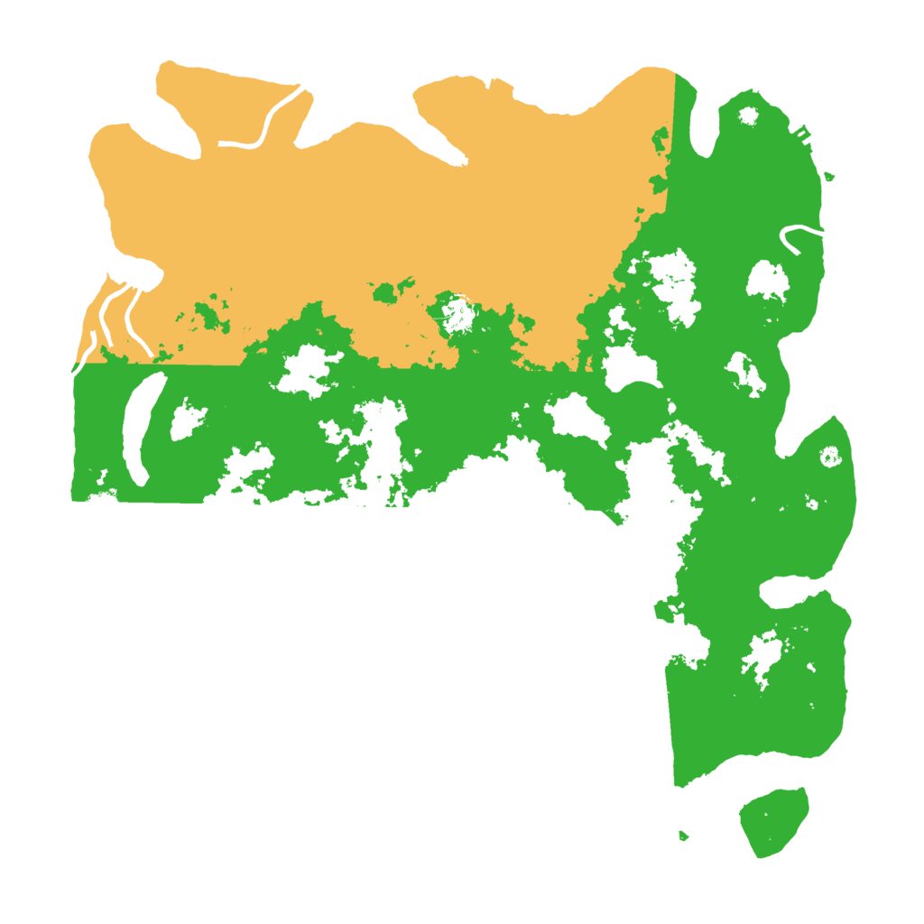 Biome Rust Map: Procedural Map, Size: 4500, Seed: 20240201