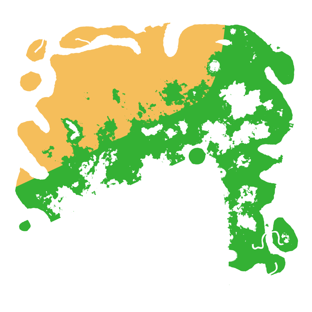 Biome Rust Map: Procedural Map, Size: 5000, Seed: 436