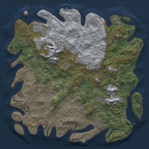 Thumbnail Rust Map: Procedural Map, Size: 5000, Seed: 968067121, 19 Monuments