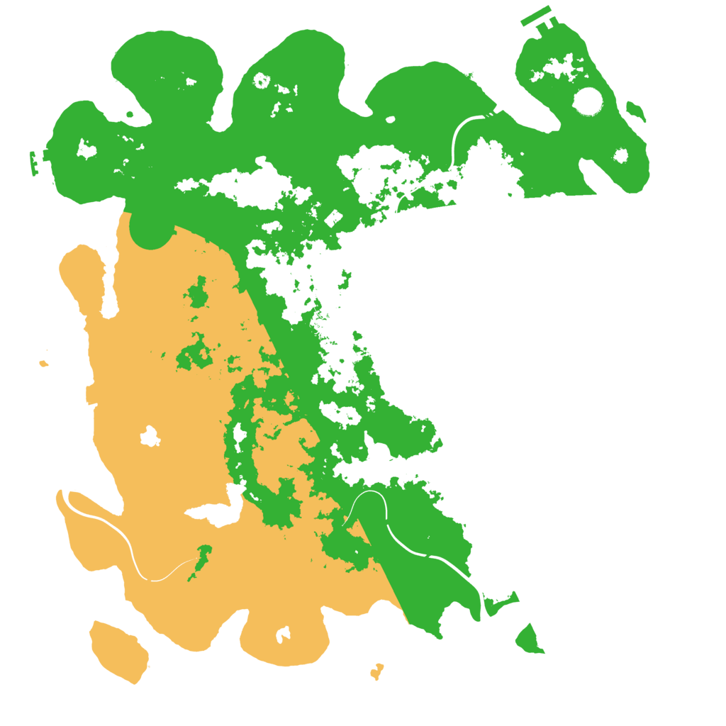 Biome Rust Map: Procedural Map, Size: 4500, Seed: 1118420780