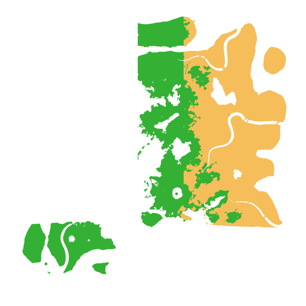 Biome Rust Map: Procedural Map, Size: 4250, Seed: 1161130237