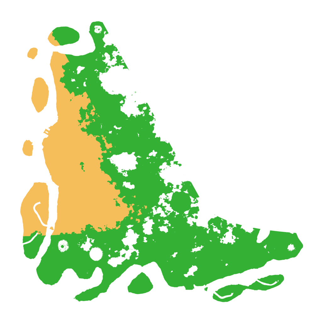 Biome Rust Map: Procedural Map, Size: 4300, Seed: 54672269