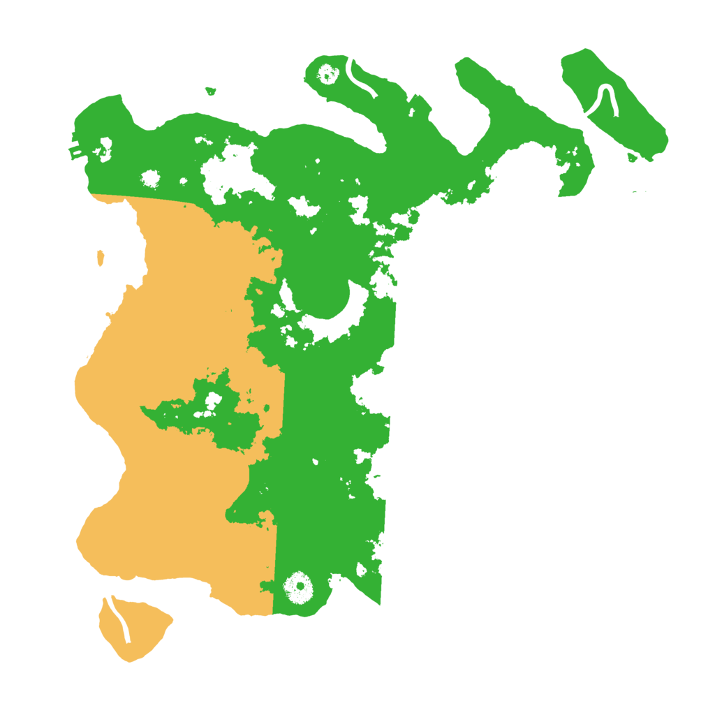 Biome Rust Map: Procedural Map, Size: 3600, Seed: 767828620