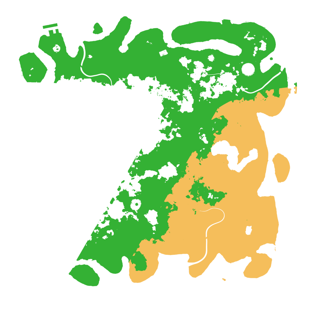 Biome Rust Map: Procedural Map, Size: 4250, Seed: 677927157