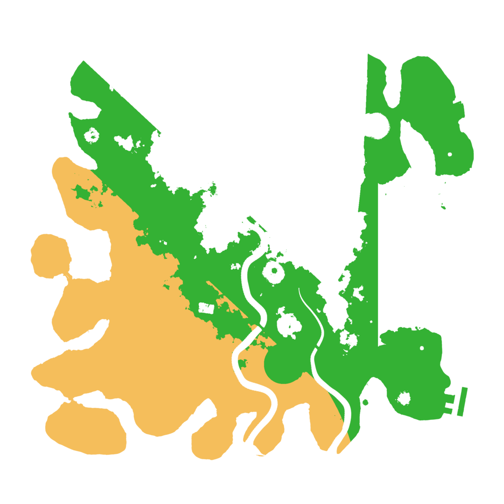 Biome Rust Map: Procedural Map, Size: 3500, Seed: 1441936864