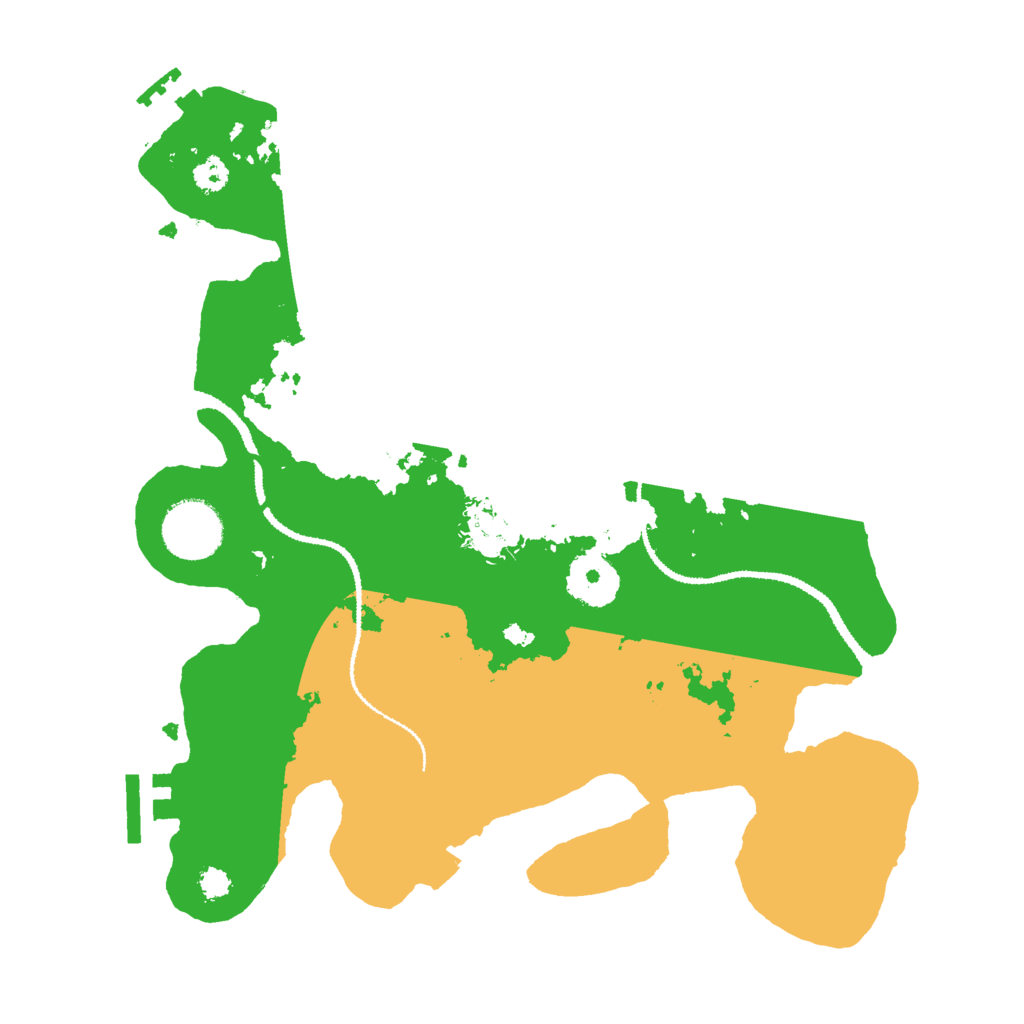 Biome Rust Map: Procedural Map, Size: 3000, Seed: 839288283
