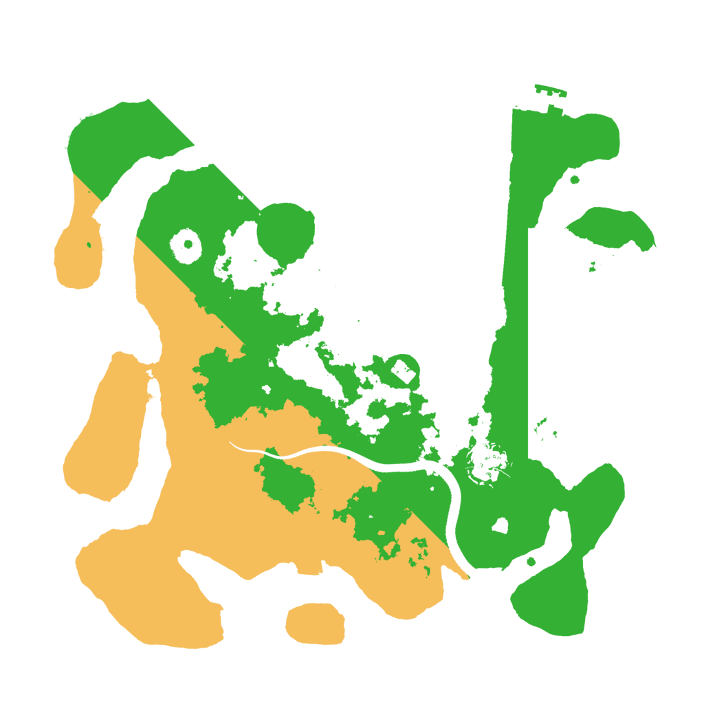 Biome Rust Map: Procedural Map, Size: 3250, Seed: 1396005765