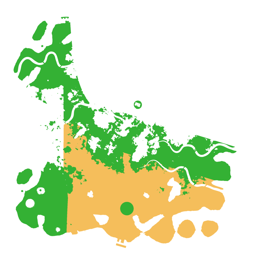 Biome Rust Map: Procedural Map, Size: 5000, Seed: 2040032404