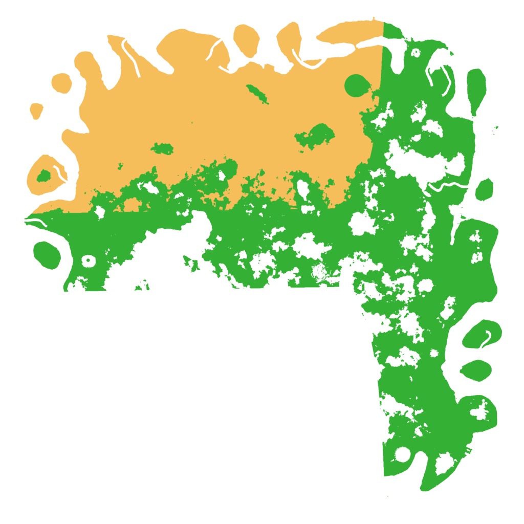 Biome Rust Map: Procedural Map, Size: 6000, Seed: 2134025248