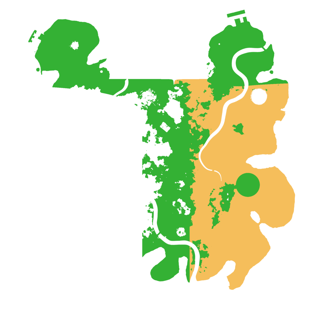 Biome Rust Map: Procedural Map, Size: 3500, Seed: 789481455