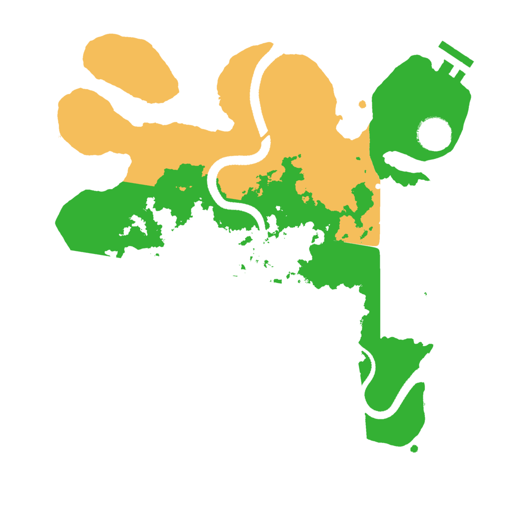 Biome Rust Map: Procedural Map, Size: 2700, Seed: 898403228