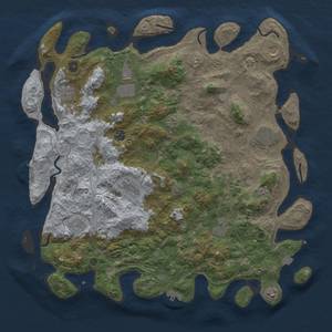 Thumbnail Rust Map: Procedural Map, Size: 4700, Seed: 1906649644, 19 Monuments