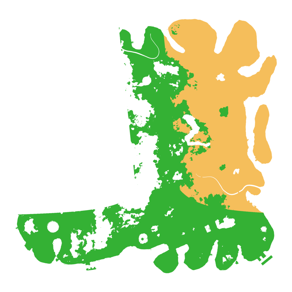 Biome Rust Map: Procedural Map, Size: 4500, Seed: 1645653982