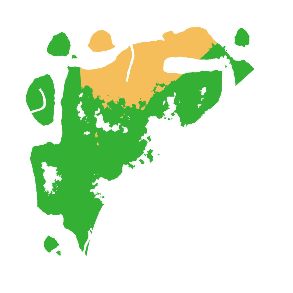 Biome Rust Map: Procedural Map, Size: 3000, Seed: 1879196697