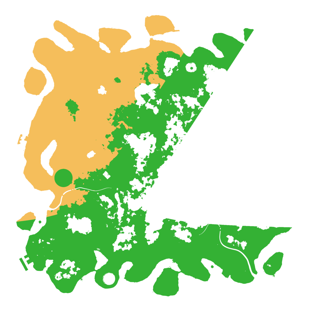 Biome Rust Map: Procedural Map, Size: 4500, Seed: 1948675203